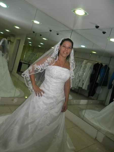 a escolha do vestido