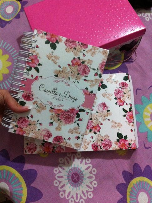Lembrança: Agenda personalizada para as mães