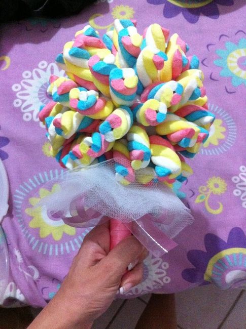 Buquê de marshmellow