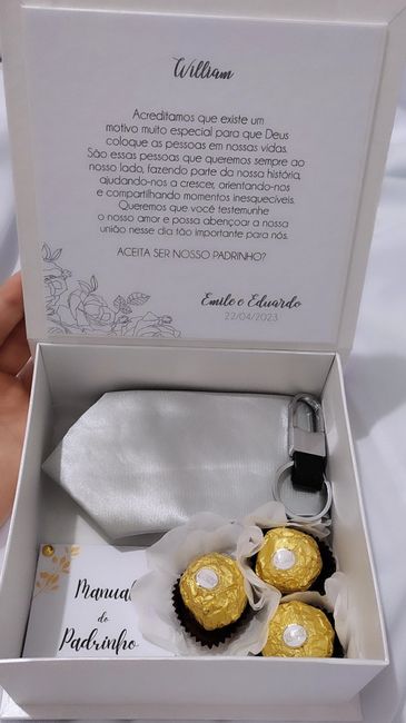 Caixa dos convites para os padrinhos 4