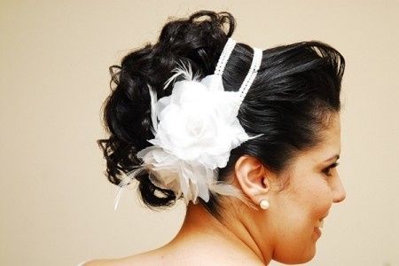 Penteado preso - Casamento Praia