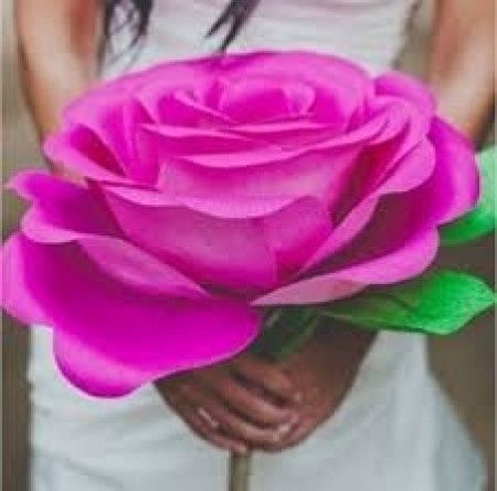 Buque solitário - Flor de papel
