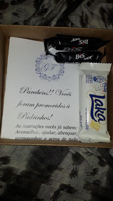 Caixinhas padrinhos - 1