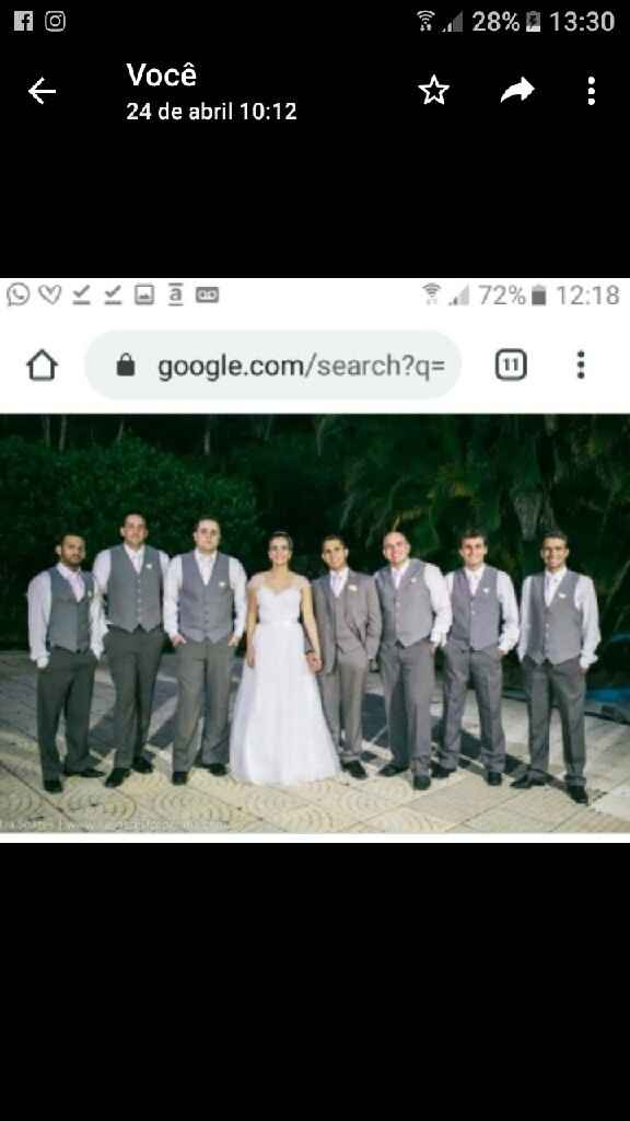 Roupa dos padrinhos e pais - 1
