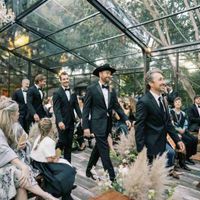 Casamento sem cortejo dos pais e dos padrinhos. - 2