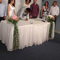 Fotos do casamento. Foi apenas civil mesmo 