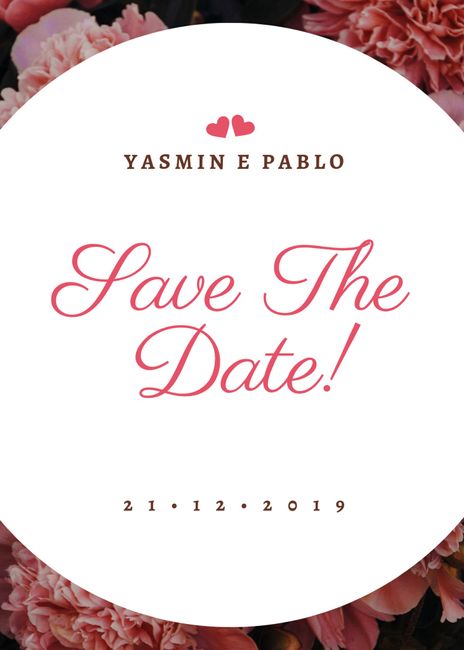 Save the Date - a dúvida! 3