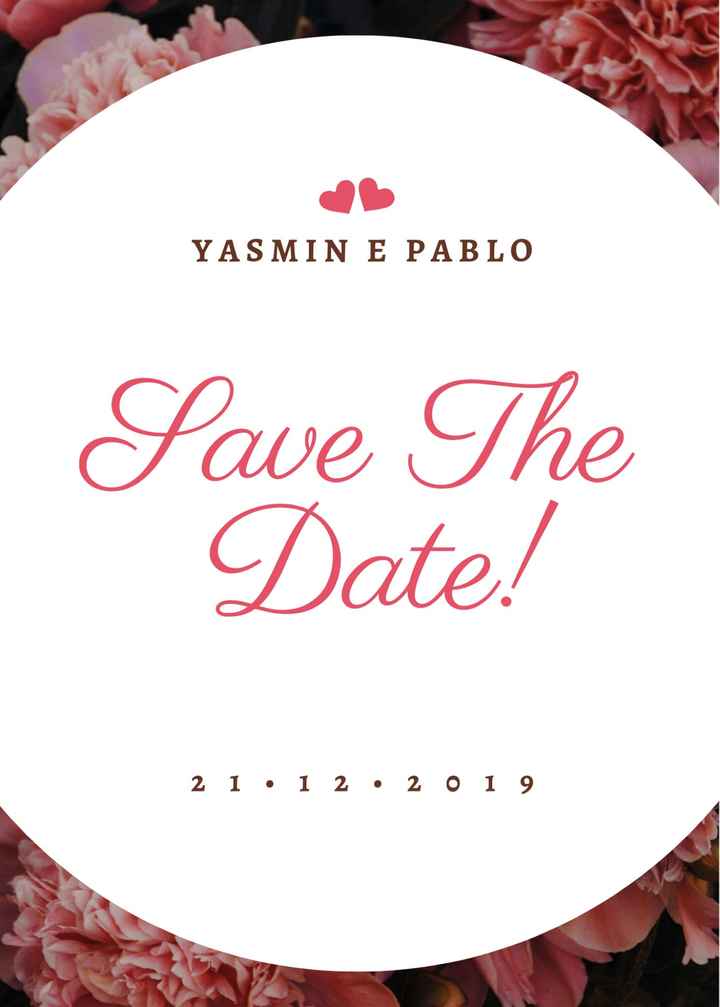 Save the Date - a dúvida! - 1