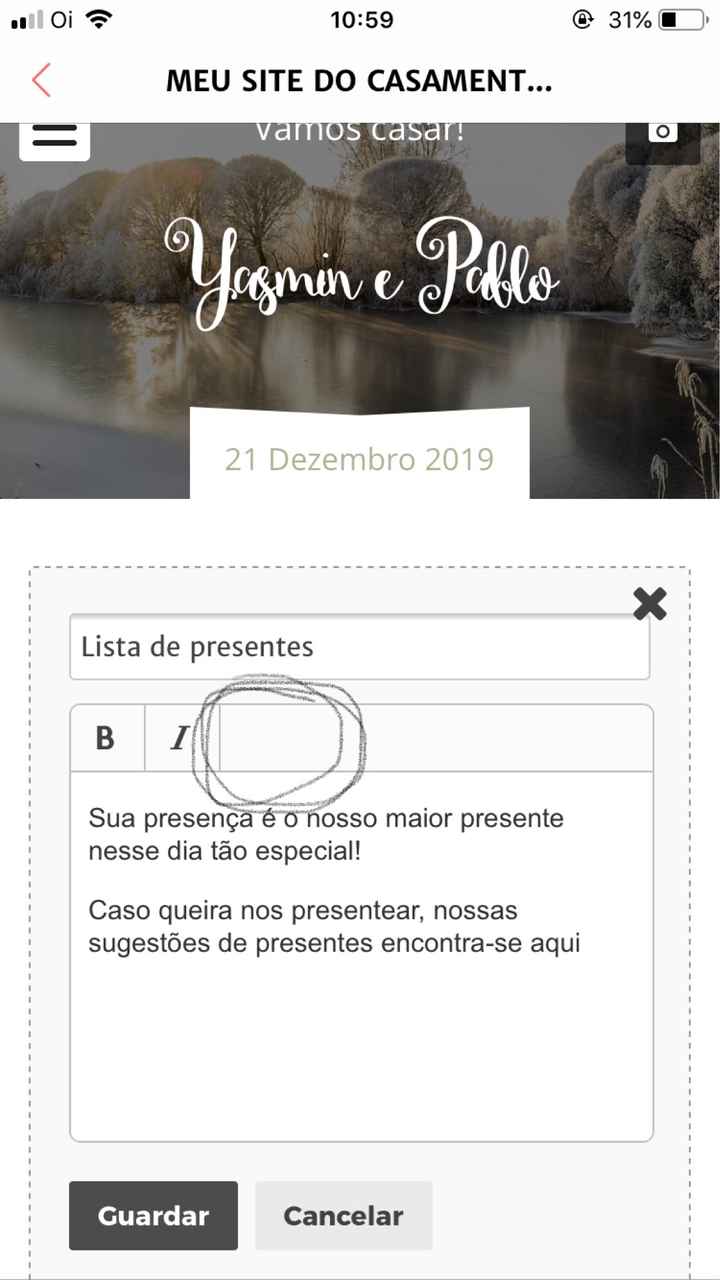 Como colocar a lista de presentes no site de casamento? 🎁 - 1