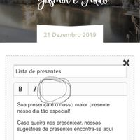 Como colocar a lista de presentes no site de casamento? 🎁 - 1