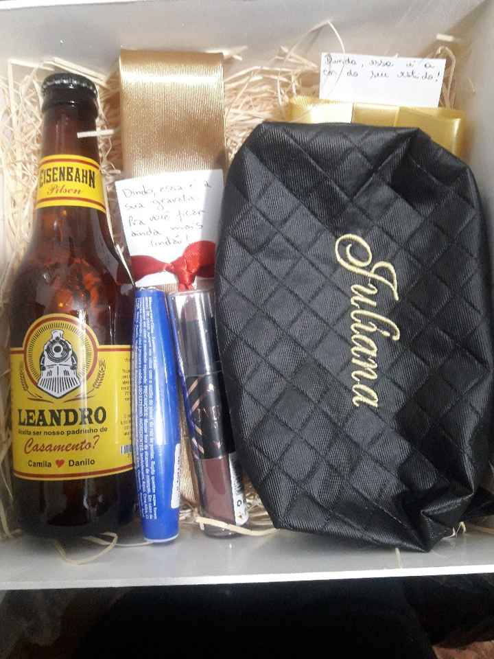Lembrancinha para padrinhos - 1