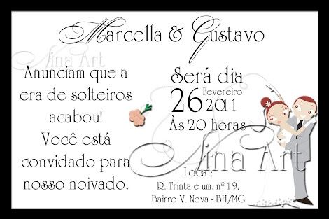 Convite de noivado ..me ajuuudem por favooor - 4