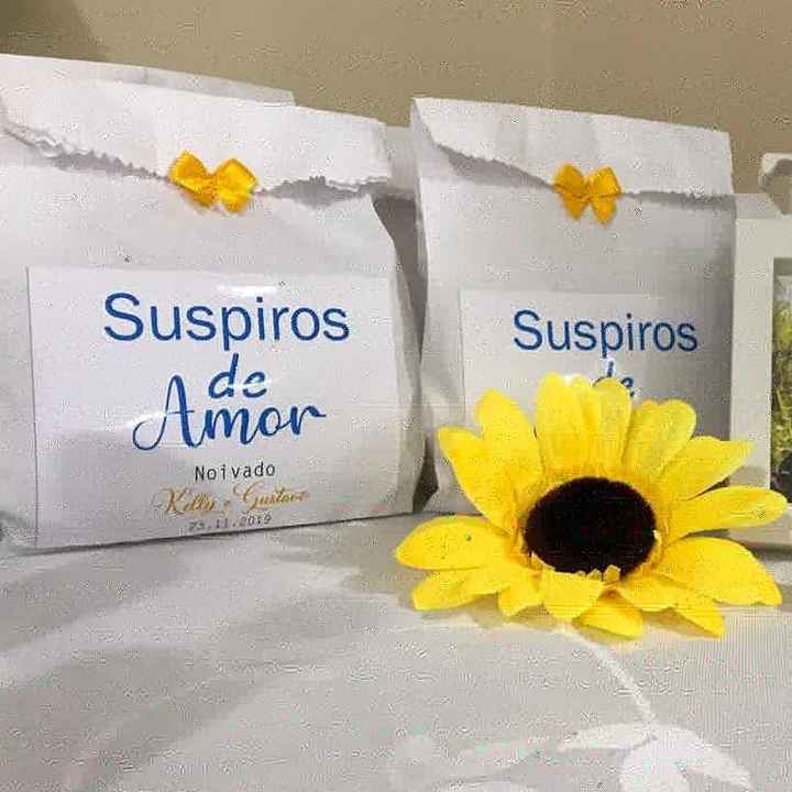 Fizemos as lembrancinhas também