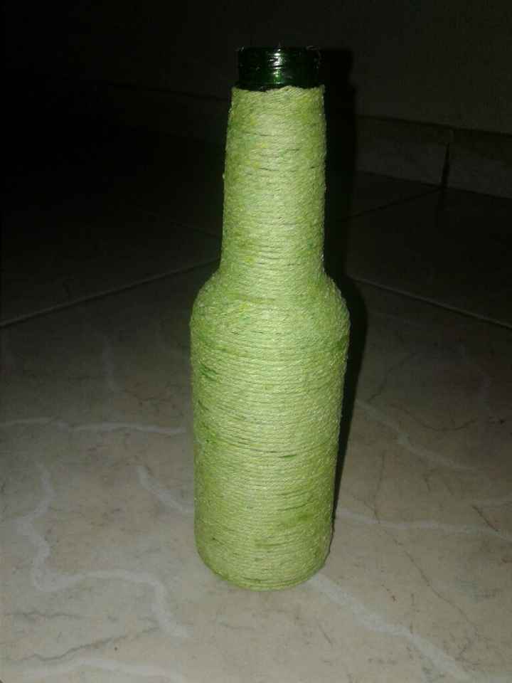 Minhas garrafinhas de barbante - 1