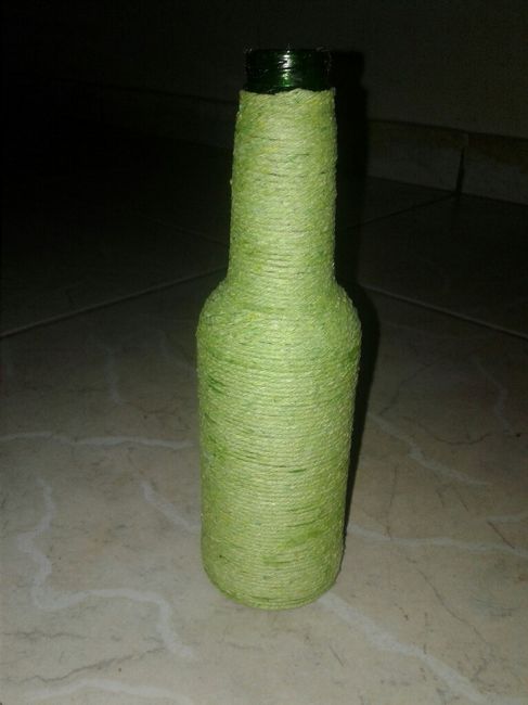 Minhas garrafinhas de barbante - 1