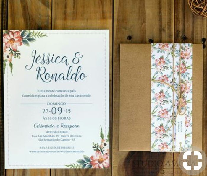  Meu convite de casamento. o que acham? - 2