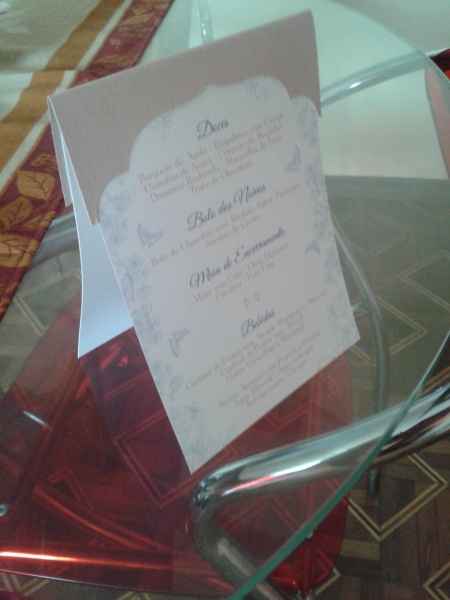 Menu de mesa