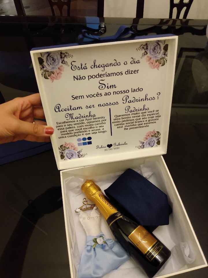 Presente padrinhos, daminhas, pai e mãe - 2