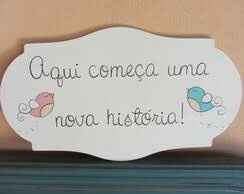 Plaquinha da serimonia - 2
