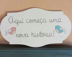 Plaquinha da serimonia - 2
