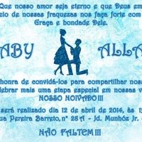Nosso convite de noivado!