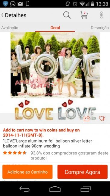 Primeira compa no site aliexpress - 2