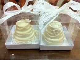 mini bolos de casamento