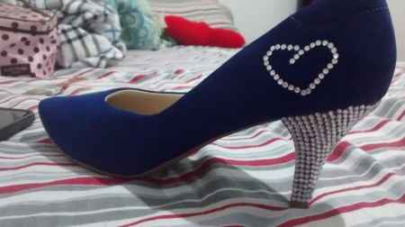 meu sapato c/ strass