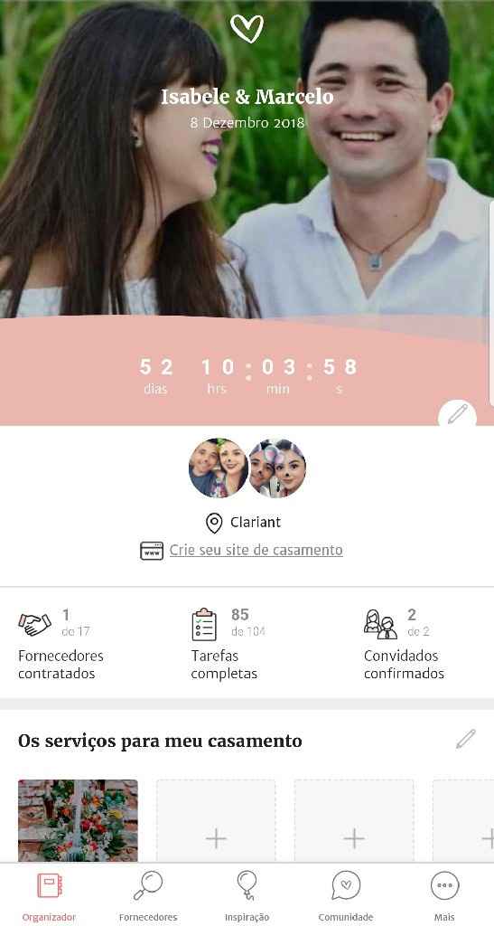 Falta apenas 52 dias! Ansiedade que não cabe em mim! ❤ - 1