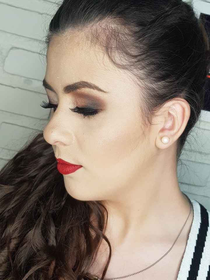 Prova da make e penteado - 2