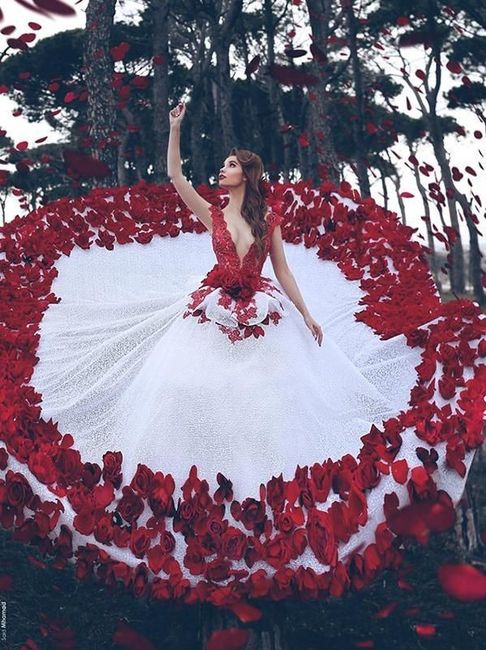 Vestido de noiva vermelho? 9