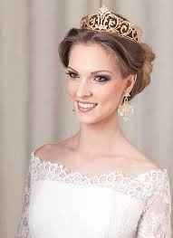 Tiara coroa dourada