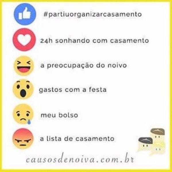 Emoticons do pré-casamento!!!