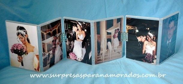 Album de fotos com capa de cd e dvd