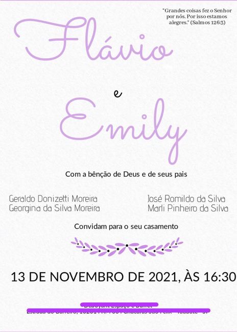 convites de casamento diy - 1