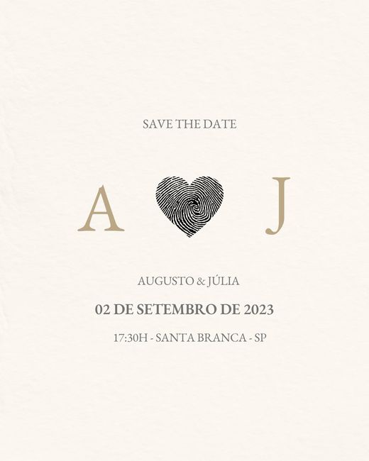 Qula seu Save The Date favorito? 4