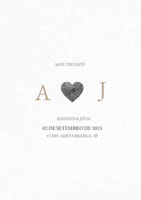 Qula seu Save The Date favorito? 5