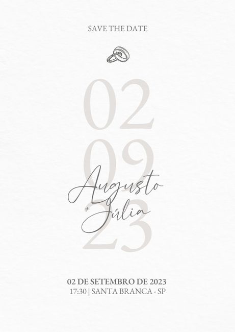 Qula seu Save The Date favorito? - 1