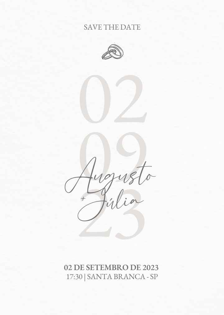 Qula seu Save The Date favorito? - 1