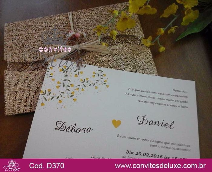 IDEIA DE CONVITE 