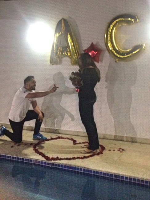 O pedido de casamento? já aconteceu? - 1