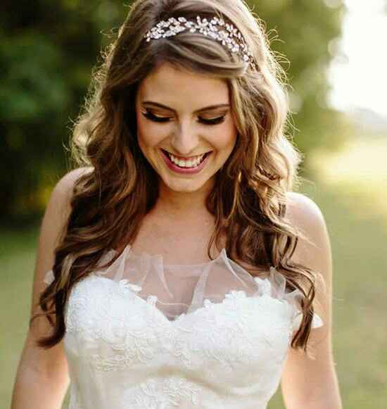 #noiva musa- penteado cabelo solto - 1