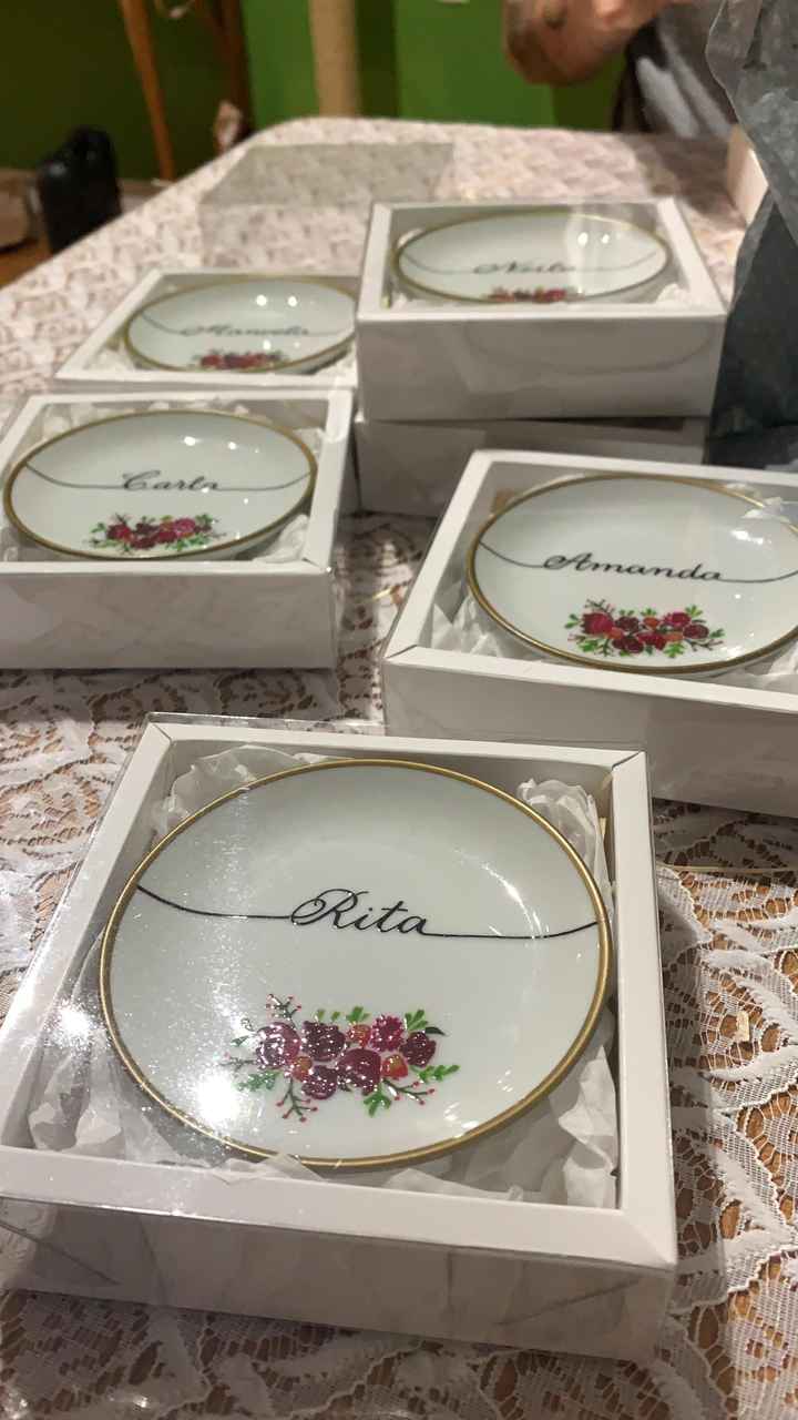Presentes dos padrinhos/madrinhas/pais/damas de honra - 5