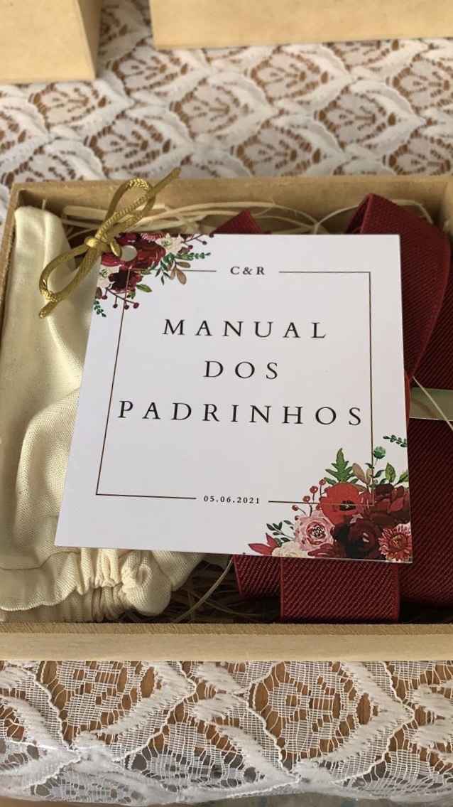 Presentes dos padrinhos/madrinhas/pais/damas de honra - 7