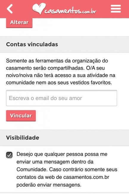 Compartilhar perfil do site - 1