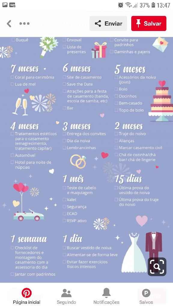 Organização do casamento - 2