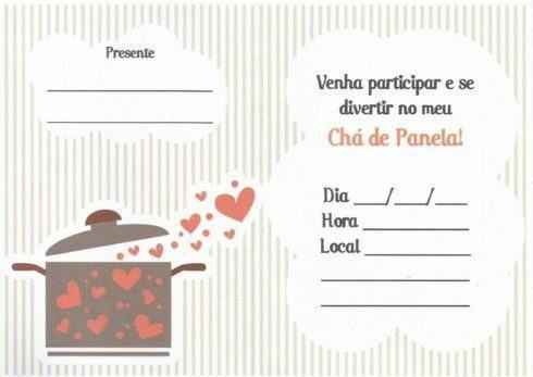 Convite Chá de Penela - 1