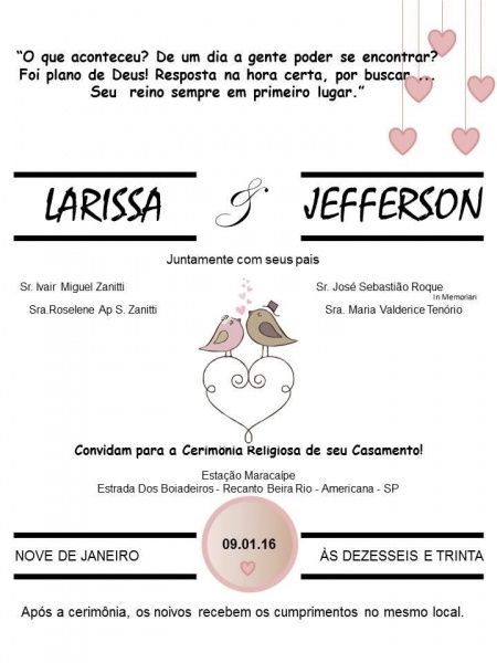 Super satisfeita com a amostra dos meu convites *-* - 2