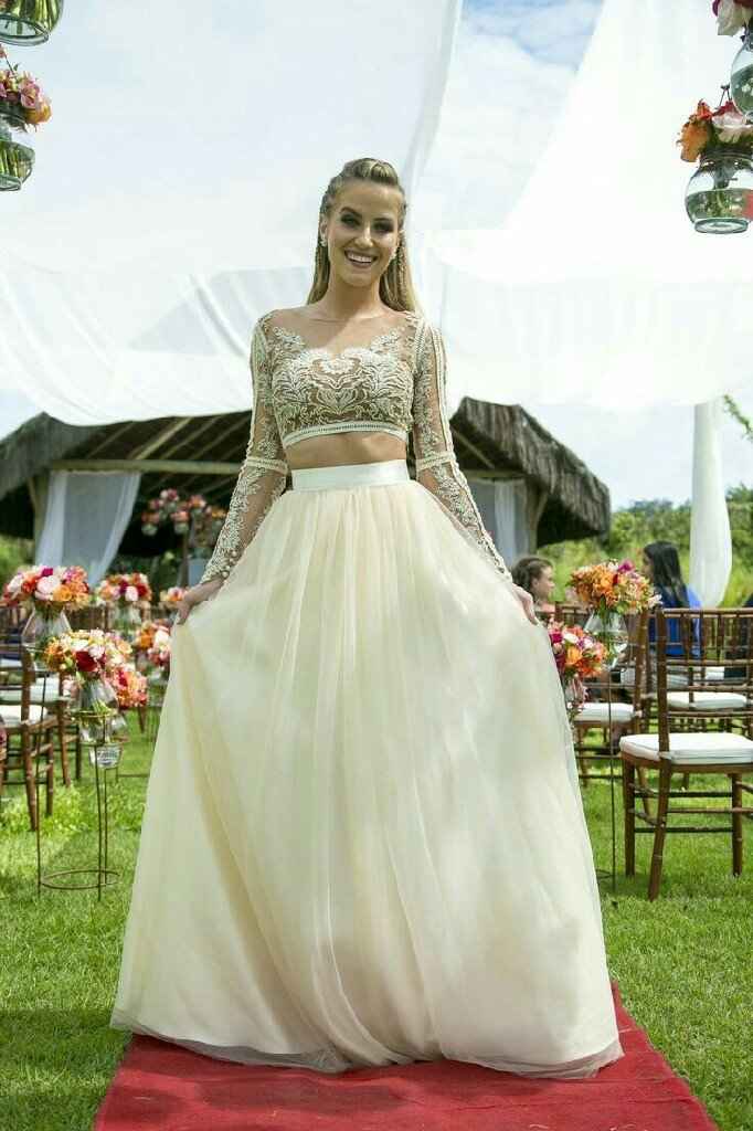 Vestido de noiva - Alguém mais fugiu do padrão? rs - 1