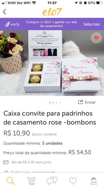 Oque acham desse convite para padrinhos? 1